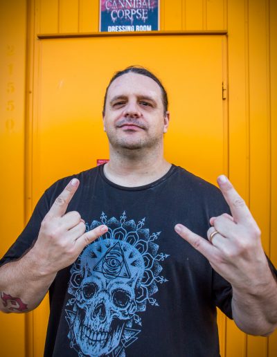 George "Corpsegrinder" Fisher of Cannibal Corpse
